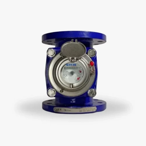 Water Meter SHM Woltman 2" Inch Cold 50C PN16 DN50 Flange Cast Iron - Flow Meter Air Turbine Analog