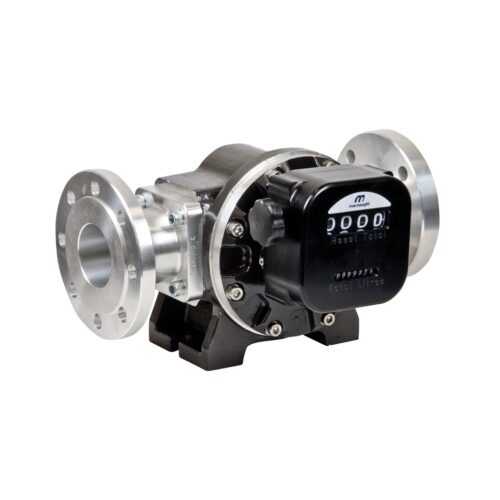 Flow Meter Macnaught F0100-3S4 4" Inch Flange Reset Counter - Meteran Minyak DN100