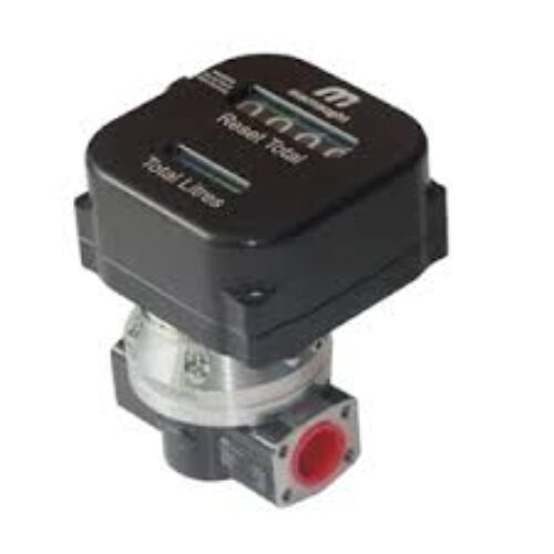 Flow Meter Macnaught F025-3S4 1" Inch Reset 4 Digit - Meteran Solar Analog DN25