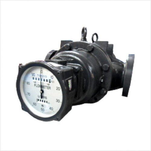 Flow Meter Tokico Model FRP-1051-BAA-04X 4" Inch Reset Counter Flange DN100 - Meteran Minyak Analog